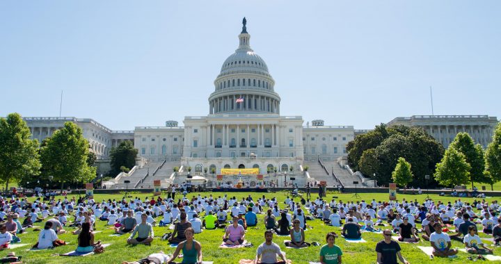 dia internacional del yoga en washington